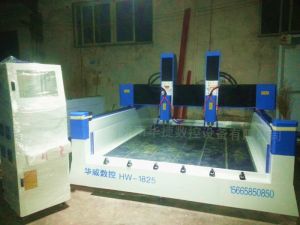 黄冈英山县HW1825双头重型石材雕刻机